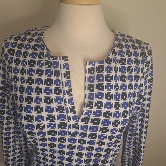Diane Von Furstenberg Reina Check dot print dress  SZ 8 - Picture 4 of 11